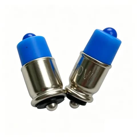 790720 Lamp Single LED Midget Grooved, T1 3/4 6X16MM MG 24-28V White Marine Indicator Light Bulb