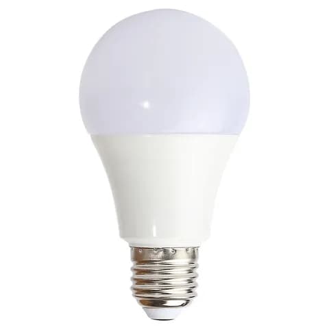A19 A60 E27 Plastic Housing LED Lighting Bulb 220V 3W White Light for Indoor Lighting