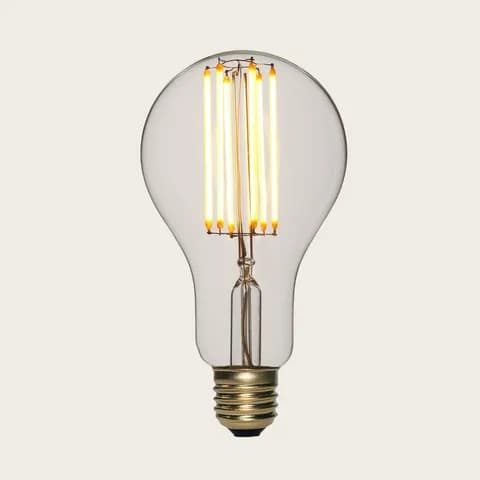 A60 Edison Bulbs 60 Watt Equivalent LED Filament Lamp 2700K Warm White Dimmable Indoor Dining Room Decorative Light Bulb
