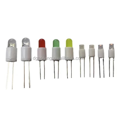 AC/DC Bi-Pin LEDs for Audio Receivers T3 T4 T5 Plastic Bulb 6V 8V 12V 14V 24V 28V T1-3/4 6mm Bi-Pin
