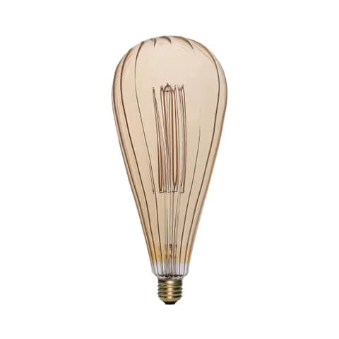 Antique Edison Incandescent Light Bulb ST64 E26 Dimmable Clear/ Amber Glass Decorative Filament Vintage Edison Bulbs