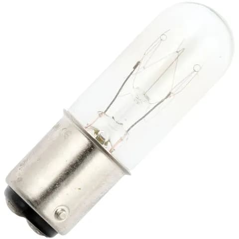 BA15D Base T16X54mm Tubular Miniature Indicator Light Bulb 130V15W Electrical Equipment Indicator Light