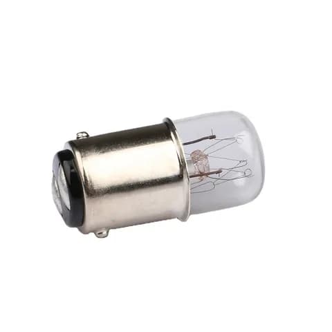 BA15D T16x35mm Incandescent Bulb 220/260V5/10W Equipment Indicator Bulb with Brass Base