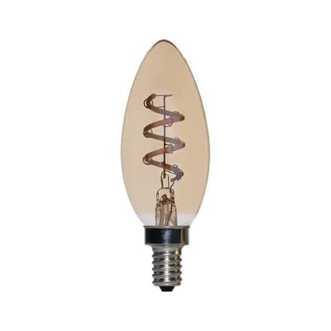 C35 E12 E14 Candelabra LED Filament Candle Light 2W-6W Dimmable Soft Warm White
