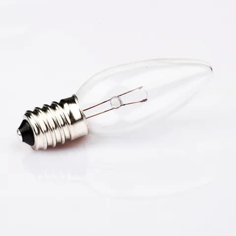 C6 C7 E10 Outdoor String Lights, Christmas Candle Bulbs, 12V 3W, 16V 3W, 24V 3W Christmas Candle Holder Bulbs
