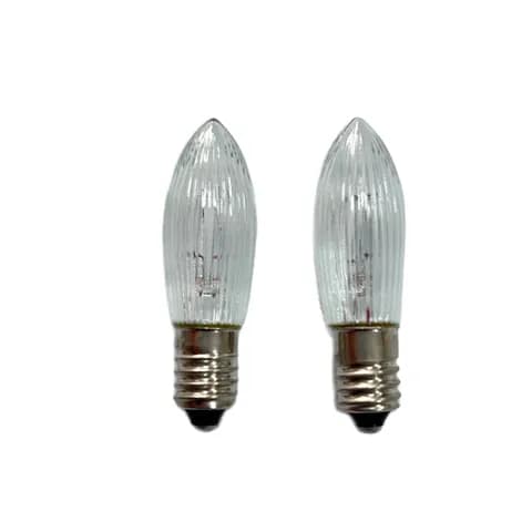 C6 E10 Bulb 8V3W, 12V3W, 23V3W 34V3W Christmas Outdoor Waterproof Light String Lights Holiday Outfit Candle Bridge Spare Bulb