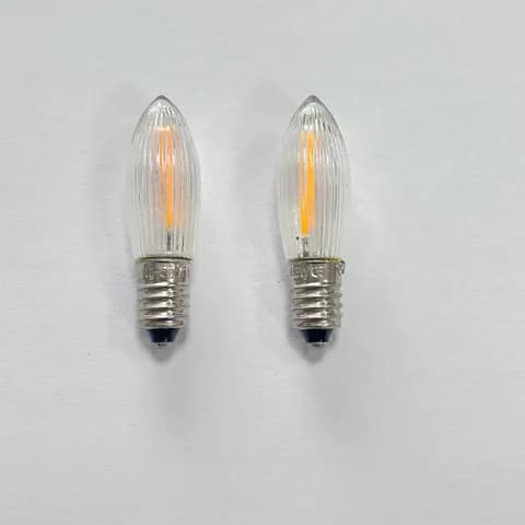 C6 LED Holiday Decoration Candle Bulb Warm White 1LED for Festival Decor