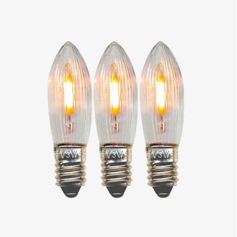 Candle Bridge Replacement Bulb E10 8-55V 0.1-0.2W for Christmas Decoration