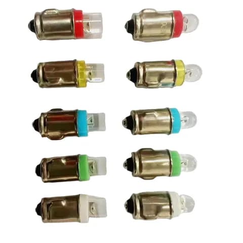 LED Control Device Button Indicator Light LED Double Ear Light Bulb BA7S