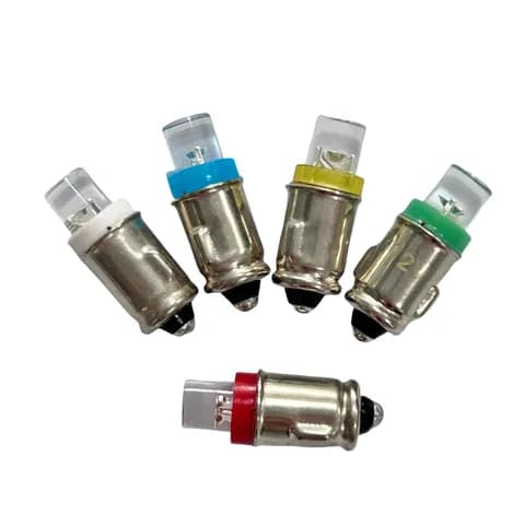 LED Dual Ear Small Light Bulb, LED Card Indicator Light Bulb BA7S 6V12V
