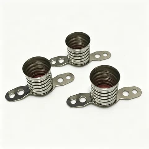 E10 Lamp Holder, Small Light Bulb Connector for Laboratory and Teaching Light Bulbs