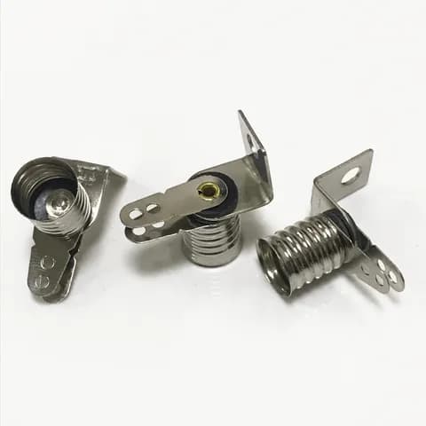 E10 Mini Bulb Lamp Holder with Mounting Bracket Home Experiment Circuit Electrical Test Accessories
