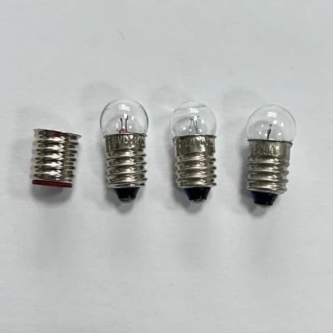 E10 Spiral Base Physics Teaching Experiment Light Bulb 2.5V0.3A, 3.8V0.3A Marine Light Bulb