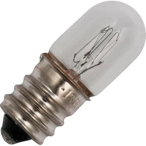 E12 T13x33 Tubular Tungsten Lamp 18V Instrument Indicator Bulb
