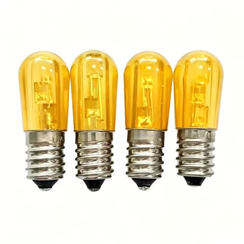 E14 B19 14V 3LED Colored Light Bulb, Papaya Shape, Waterproof Outdoor Billboard Bulb, Salento Light Holiday Decorative Bulb