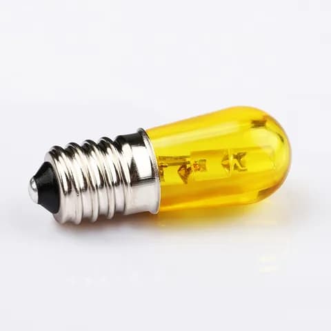 E14 B19 3LED Papaya 14V0.5W Outdoor Waterproof Light String Decorative Bulb