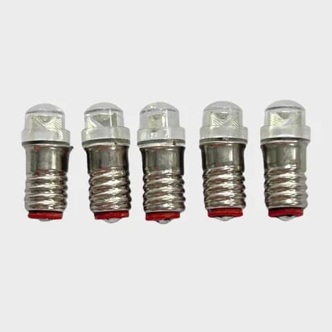 E5 E5.5 12V Warm White LED Light Bulb for HO/TT/N Scale Railway Models, Toys, and DIY Projects Replacement Bulb
