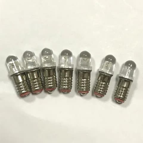 E5 E5.5 Spiral Base Led Bulb 12V 2700k Warm White Light E5.5 Indicator Bulb