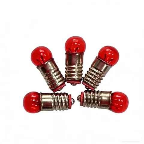 E5.5 Mini Colored Light Bulb 19V 60mA Railway Model Track Bulb LGB Locomotive Accessories Bulb