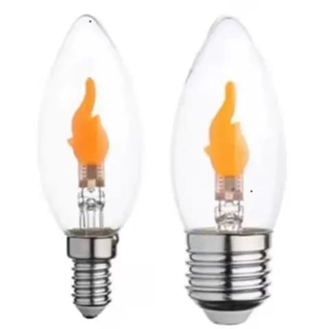Factory Direct C35 LED Flame Bulb C35 LED Flicker Bulb C35 LED Altar Bulb