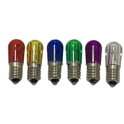 LED Filament Lamp Decorative E14 B19 14V0.5W Highlight Papaya Bulb Christmas Lights Outdoor Waterproof