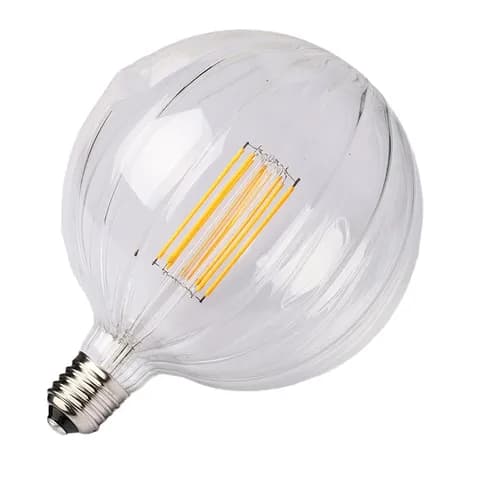 G125 Edison Spherical Retro Bulb E27 220-240V 4W Equivalent to 40W Warm White Light for Restaurant and Garden Decoration