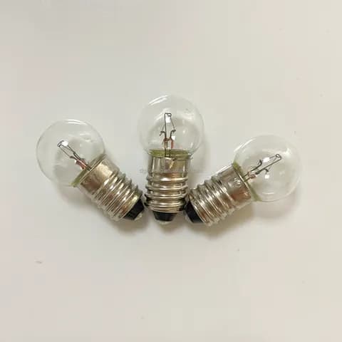 G15 E10 Screw Base Mini Indicator Light Bulb 12V3W Equipment Meter Bulb