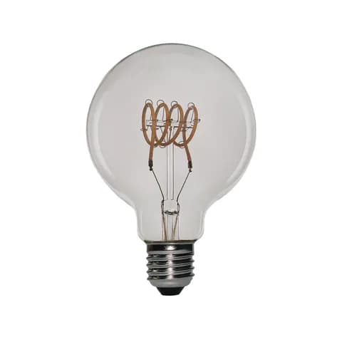 G80 Customized Flexible Filament Bulb Decorating Lighting E26Edison Bulb Vintage LED Filament Bulb