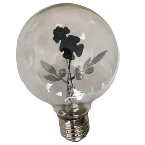 G95 E27 Edison Spherical Bulb 220-240V Flashing Effect Halloween Indoor Decorative Light Bulb