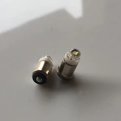 LED Miniature Lamps .OL-387 GE387 T1 3/4 Mini Flange Base LED Bulb