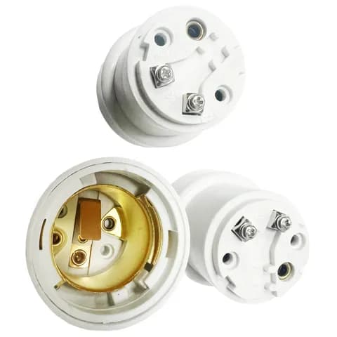 P28S White Lamp Holder for Marine Navigation Bulbs (Accessories)