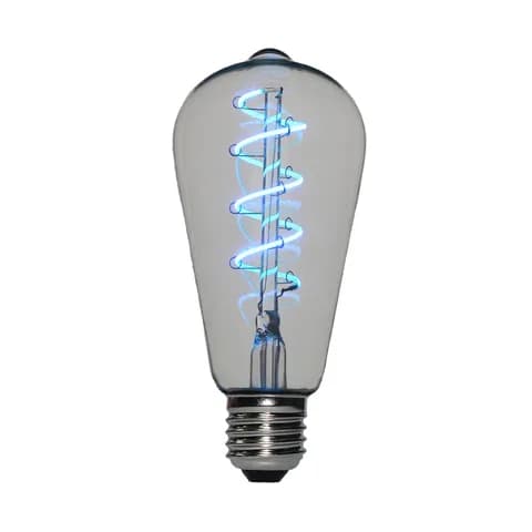 LED Shape Lamp ST64 Soft Filament Indoor E26 E27 Base 220V 240V Colored Led Light Bulb Dimmable Lamp