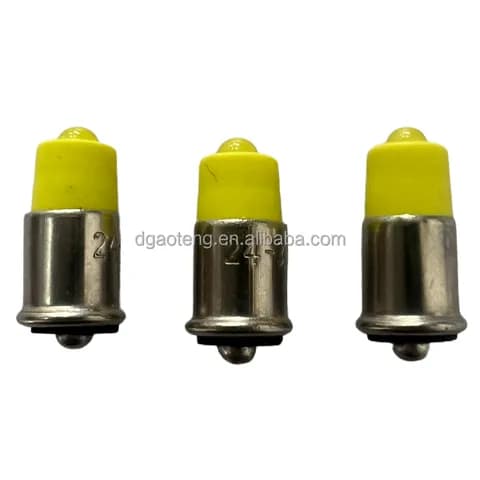 SX6S/8X5.4 Miniature LED Bulbs MF6 LED Indicator Bulb 28V T1 3/4 Small Flange Base LED Bulb LED Light
