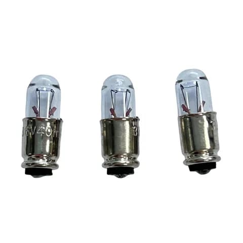 T-1 3/4 Midget Grooved MG6 Base Electrical Equipment Incandescent Bulb 28V40mA, 36V30mA for Ship Signal Light 388 7355 Bulb