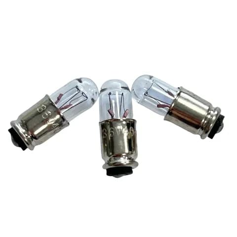T1-3/4 6x16 Midget Flange/Midget Grooved Mini Signal Indicator Bulb 28V40mA, 36V30mA, 48V25mA 387 327Marine Lamp