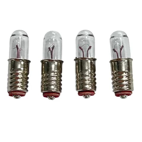 T1 3/4 E5.5 Mini Incandescent Bulb 12V 50mA, 6V 50mA for Honest H0/TT Model Lighting Toy Bulb