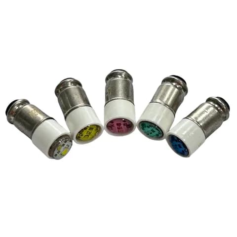 T1 3/4 Midget Grooved LED Lamp 24-28V Marine Signal Lamp Switch Lamp