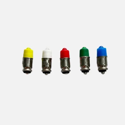 T1 3/4 Midget Grooved LED Switch Button Bulb 110-220V Color Signal Indicator Marine Bulb