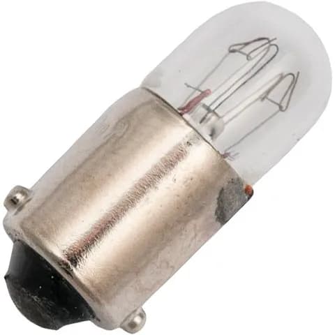 T10 Double Filament Indicator Bulb BA9s Base Tungsten Filament Lamp