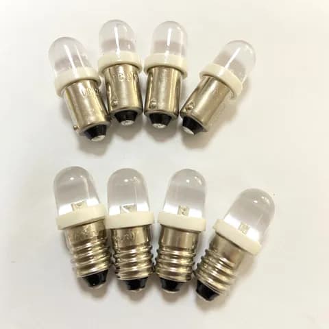 T10 LED Indicator DC1.5-240V Color Flashlight Bulb BA9S Bayonet signal Warning Bulb