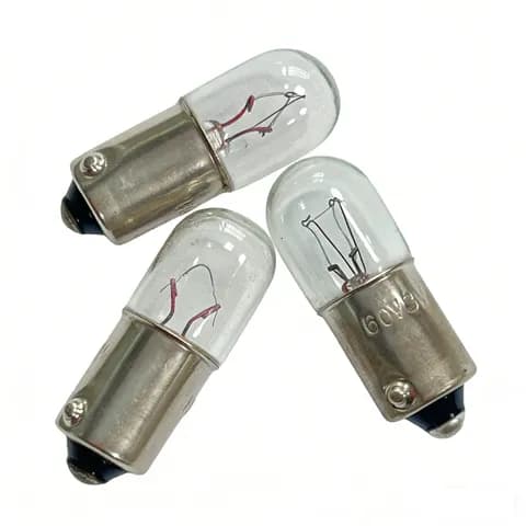 T10X28 BA9S Bayonet Tubular Bulb 6V, 6.3V, 12V, 24V, 28V, 30V Miniature Indicator Bulb