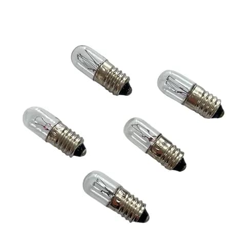 T10X28 E10 Base 6V3W, 6.3V1W, 12V3W Marine Equipment signal Indicator Bulb Micro Bulb