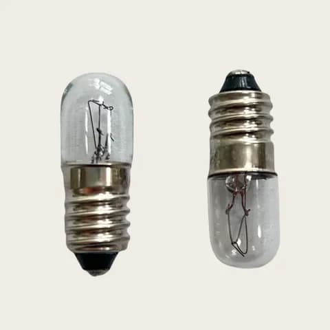 T10X28 E10 Screw Base Miniature Light Bulb, Available in 110V2W,220V3W,220V5W. Marine Tubular signal Indicator Light Bulb.