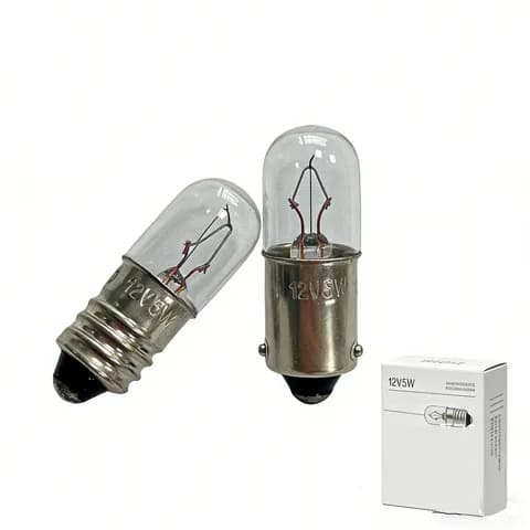 T10X28 E10 Spiral Base Impa Incandescent Bulb 6V 3W, 12V 3W, 24V 3W Marine Equipment Signal Indicator Bulb