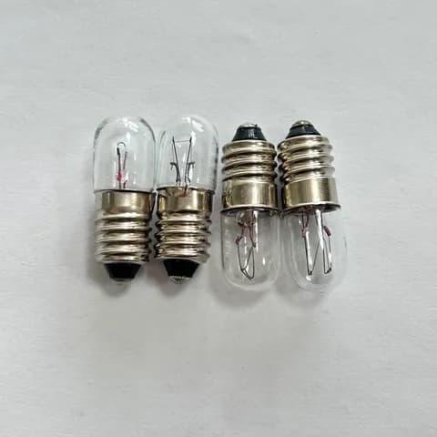 T10X28 E10 Spiral Base Indicator Bulb 18V0.11A, 24V0.11A Marine signal Bulb