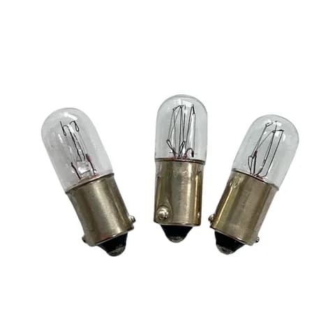 T10X28mm BA9S Bayonet Bulb 130V 2.6W, 110V 3W, 130V 5W Electrical Equipment Signal Indicator Bulb