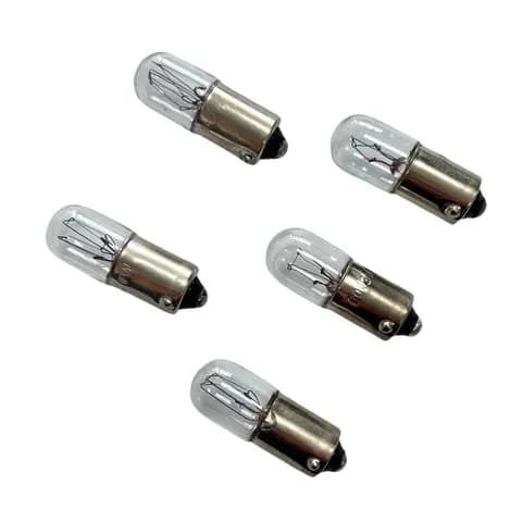 T10X28mm BA9S Bayonet Base Miniature Bulb 6.3V 0.25A, 6V 3W, 12V 3W T3.25 Equipment Indicator Bulb