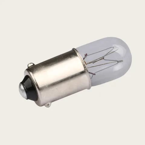 T10X28mm Incandescent Bulb 130V20mA BA9S Bayonet Base Instrument Equipment Indicator Bulb