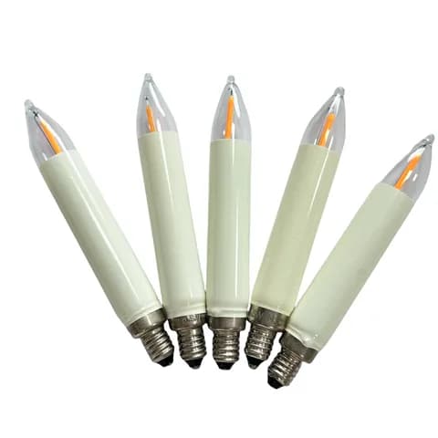 T15 E10 LED Filament Schaftkerze Schaftkerzen LED 8-55V0.5W Christmas Light String Fairy Light Bulb Candlestick Decorative Bulb