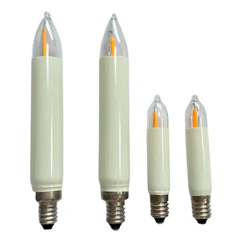 T15X105mm E10 LED Filament Kleinschaftkerze 8-55V Schwibbogen Lichterketten Fuer Den Aussenbereich